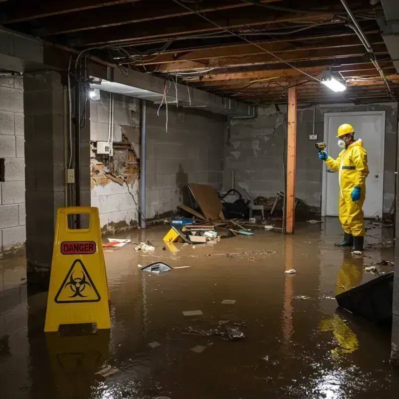 Flooded Basement Electrical Hazard in Gettysburg, PA Property